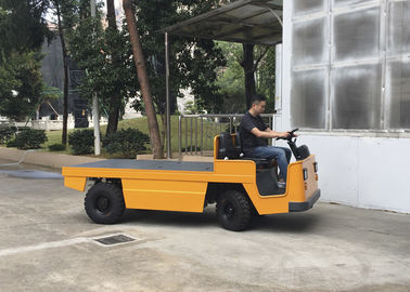 Caminhão de plataforma elétrica conduzido bateria, caminhão personalizado da plataforma da roda da superfície 4